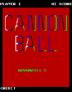 Cannon Ball (Crazy Climber hardware) screen shot title